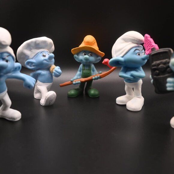Lot of 5 McDonalds 2011 Happy Meal toy smurfs - Picture 3 of 4